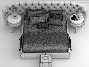 ulivi milady bed 3Dモデル