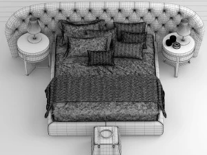ulivi milady bed 3D Model
