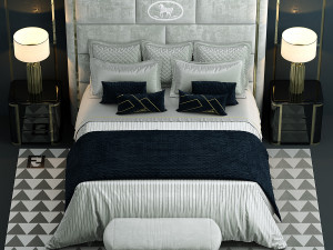 fendi montgomery bed Model 3D