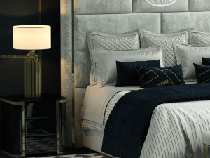 fendi montgomery bed Model 3D