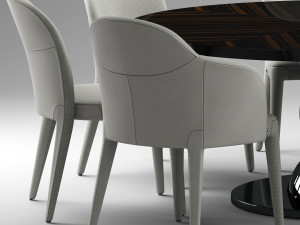 fendi audrey chair and table 3D-Modell