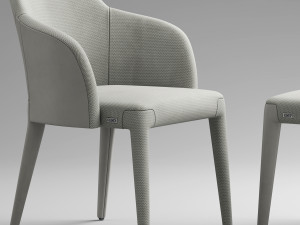 fendi audrey chair and table 3D-Modell