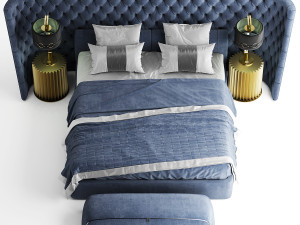 vittoria frigerio medici large bed 3D मॉडल
