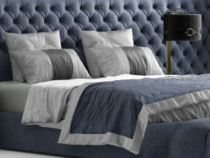 vittoria frigerio medici large bed 3D मॉडल