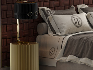 vittoria frigerio durini bed Model 3D