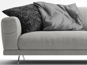 vibieffe 470 fancy sectional sofa 3D Model