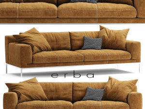 sof&aacute; secional edizione erba italia Modelo 3D