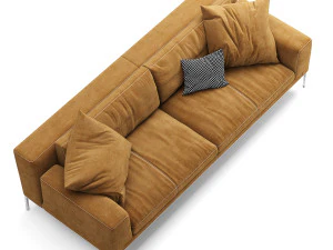 erba italia edizione sectional sofa 3D Model