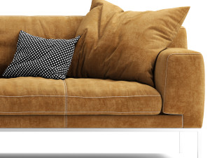 erba italia edizione sectional sofa Modelo 3D