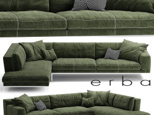 erba italia edizione sectional sofa 3D Model