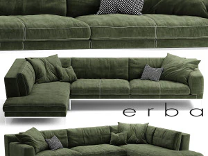 एर्बा इटालिया एडिज़ियोन सेक्शनल सोफा 3D मॉडल