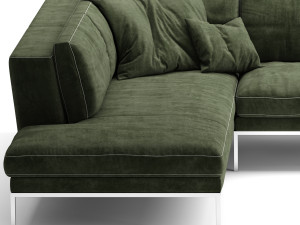erba italia edizione sectional sofa 3D Модель