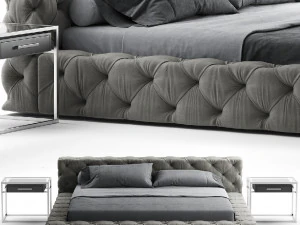 restorasyon donanımı soho yatağı 3D Model