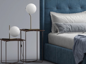novaluna prince bed Model 3D