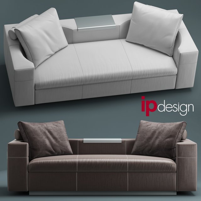 ipdesign oasis sofa 3D Model .c4d .max .obj .3ds .fbx .stl .blend 