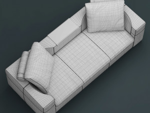 ipdesign oasis sofa 3D Model