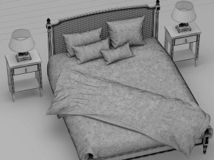 roche bobois lit josephine 3D Модель