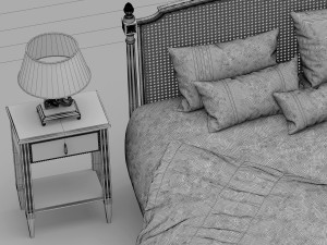 roche bobois lit josephine 3D Модель