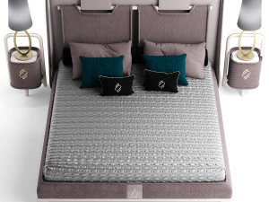 tecninova cabezal cbanera fortune bed 3D Model