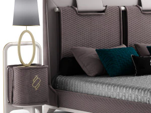 tecninova cabezal cbanera fortune bed 3D Model