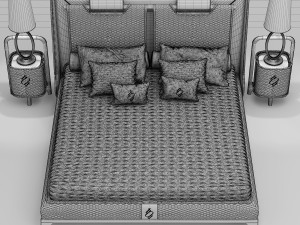 tecninova cabezal cbanera fortune bed Model 3D