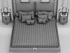 tecninova cabezal cbanera fortune bed 3D Model
