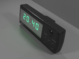 0ld digital clock ussr 3D Model