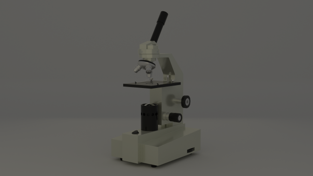 microscope Modello 3D .c4d .max .obj .3ds .fbx .stl .blend 