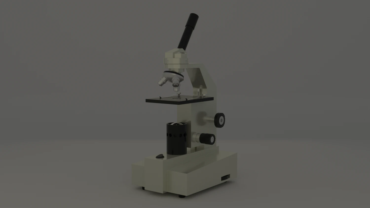 mikroskop Model 3D .c4d .max .obj .3ds .fbx .stl .blend 