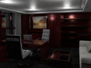 wnętrza biurowe Model 3D