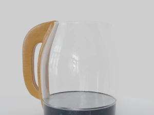 찻주전자 3D 모델