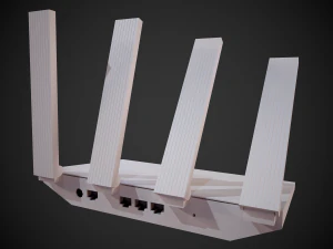 wi-fi router huawei ws5200 white 3D Model
