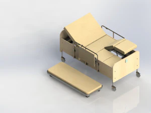 Krankenhausbett 3D Modell