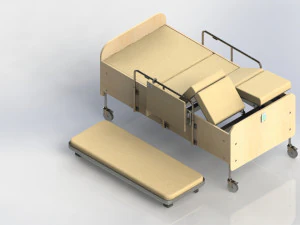 hospital bed 3D Model