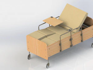 hospital bed 3D Model