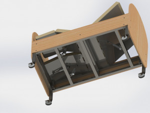hospital bed 3D मॉडल