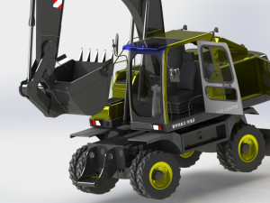 excavators-ew145b Modelo 3D