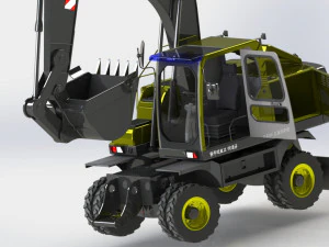 excavators-ew145b 3D Model