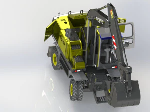 excavators-ew145b 3D Model