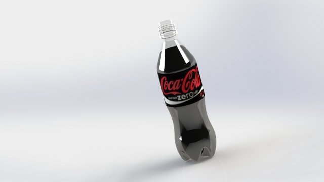 coca-cola zero 3D 模型 .c4d .max .obj .3ds .fbx .stl .blend 