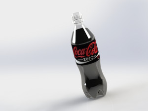 coca-cola zero Modelo 3D