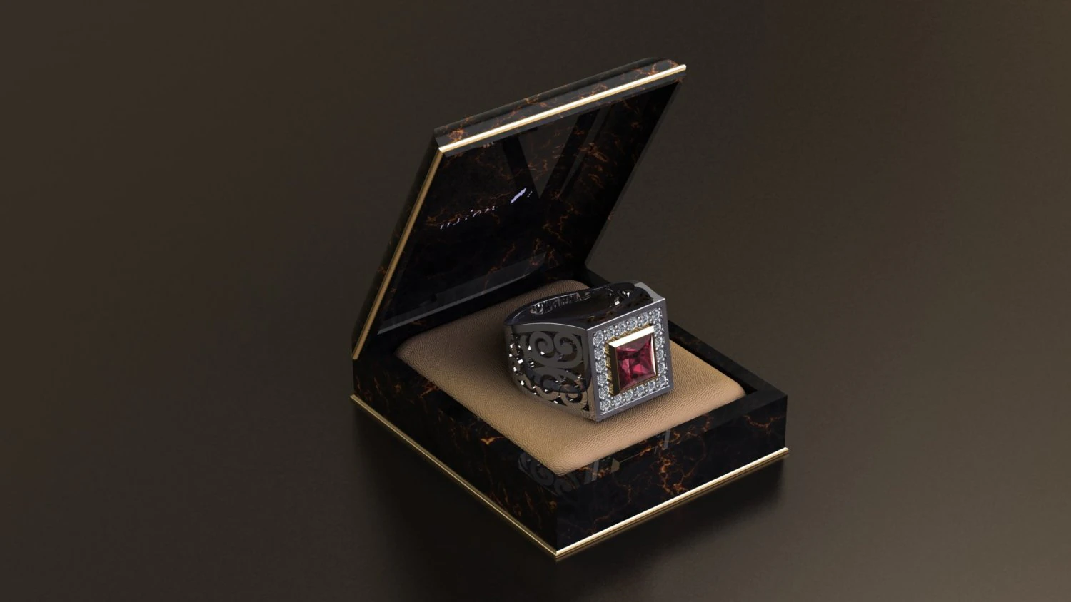 men ring 3D Print Model .c4d .max .obj .3ds .fbx .stl .blend 