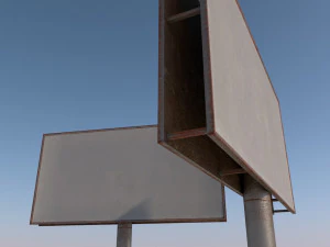 Plakatwand 3D Modell