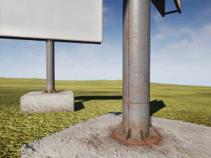 Plakatwand 3D Modell