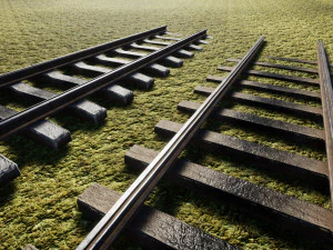 tram rails 3D Model