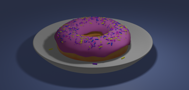 donat 3D 모델 .c4d .max .obj .3ds .fbx .stl .blend 