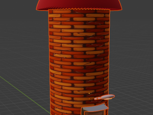 barn tower 3D Модель