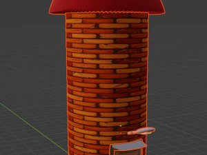 barn tower 3D Model