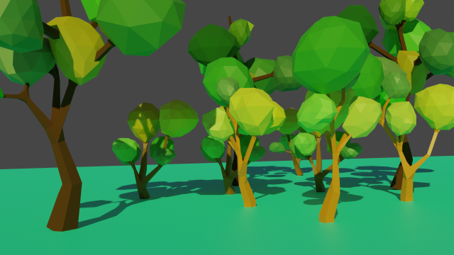 pack and 3 tree Modelo 3D .c4d .max .obj .3ds .fbx .stl .blend 