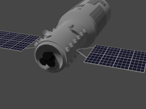 little space station Model 3D